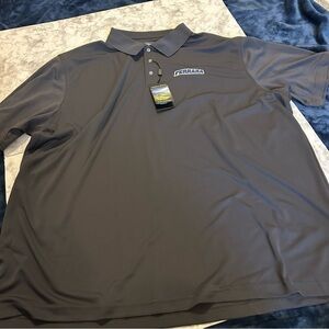 NWT men’s Pebble Beach Performance Gray Polo Shirt Size 4xl